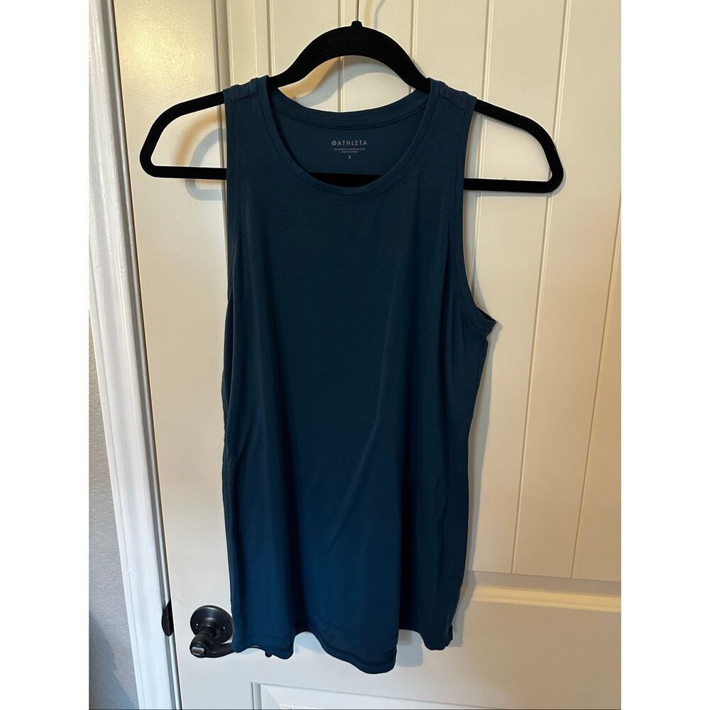 Athleta Blue Women’s Athletic Workout Lightweight Tank Top Sz Small